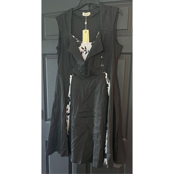 KILLREAL Women's Retro Vintage Style Cocktail Party Swing Dress - Picture 3 of 7